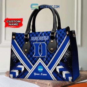 NCAA Duke Blue Devils Custom Name Women Handbags And Women Purse Wallet