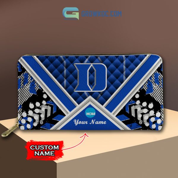 NCAA Duke Blue Devils Custom Name Women Handbags And Women Purse Wallet