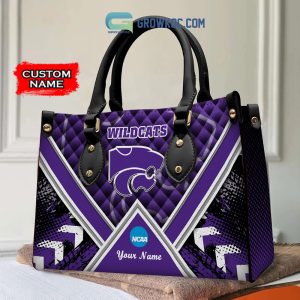 NCAA Kansas State Wildcats Custom Name Women Handbags And Women Purse Wallet