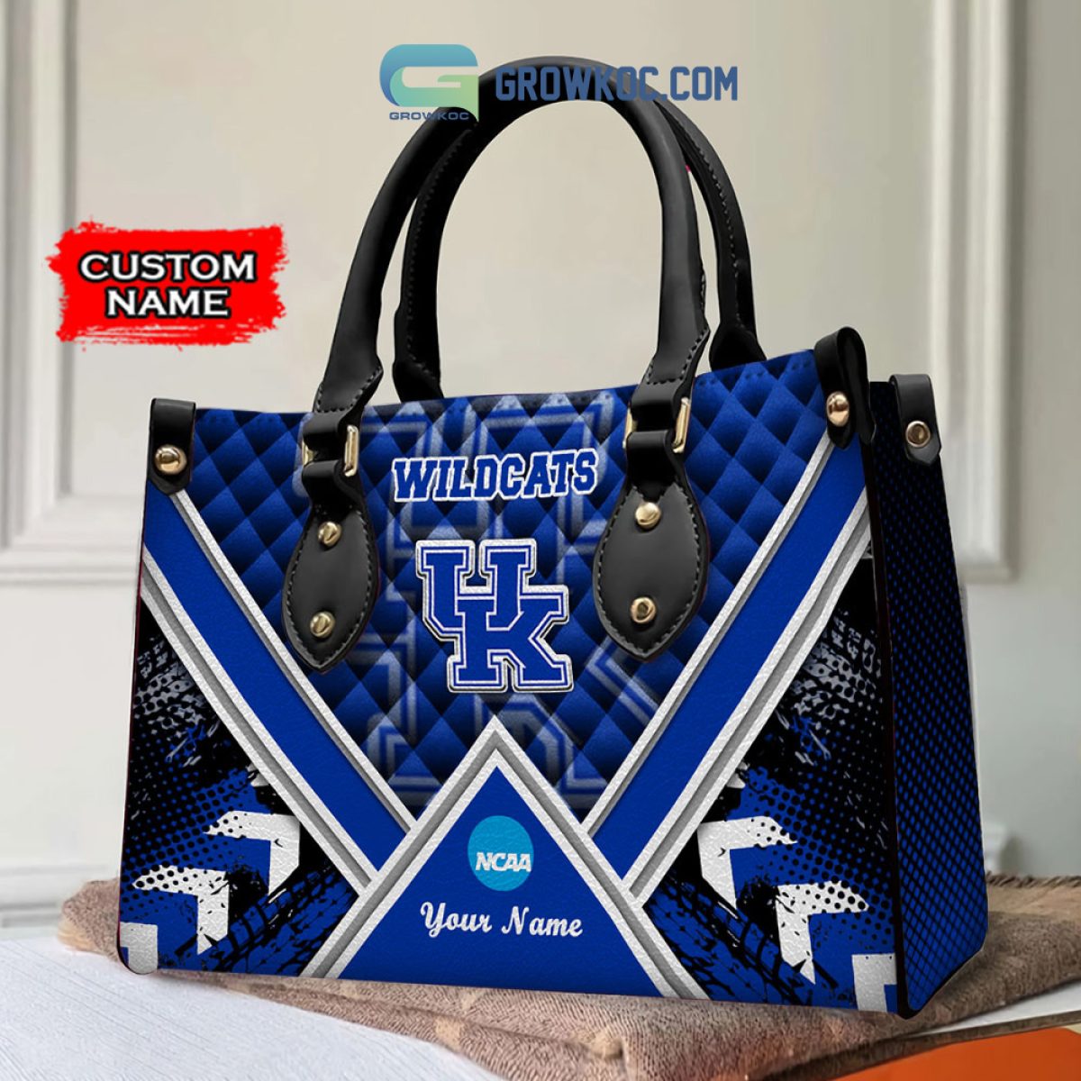 Kentucky Wildcats Personalized Diamond Design Women Handbags and Woman  Purse Wallet - Growkoc