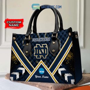 NCAA Notre Dame Fighting Irish Custom Name Women Handbags And Women Purse Wallet
