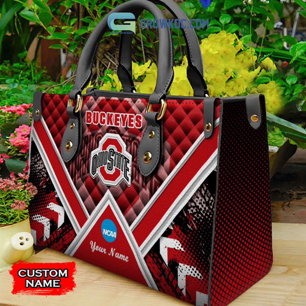 NCAA Ohio State Buckeyes Custom Name Women Handbags And Women Purse Wallet