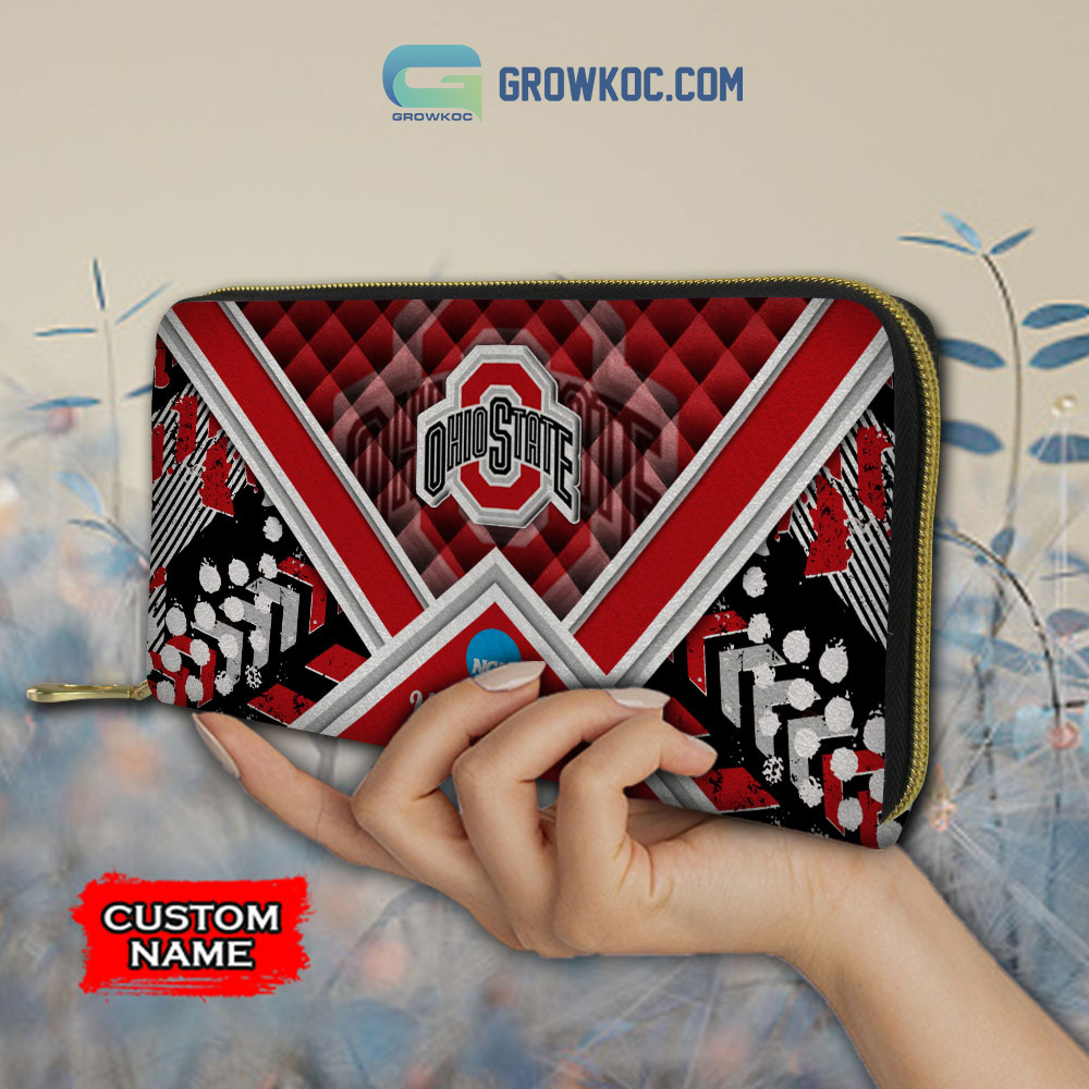 NCAA Ohio State Buckeyes Custom Name Women Handbags And Women Purse Wallet