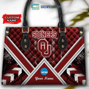 NCAA Oklahoma Sooners Custom Name Women Handbags And Women Purse Wallet