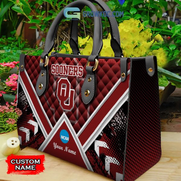 NCAA Oklahoma Sooners Custom Name Women Handbags And Women Purse Wallet