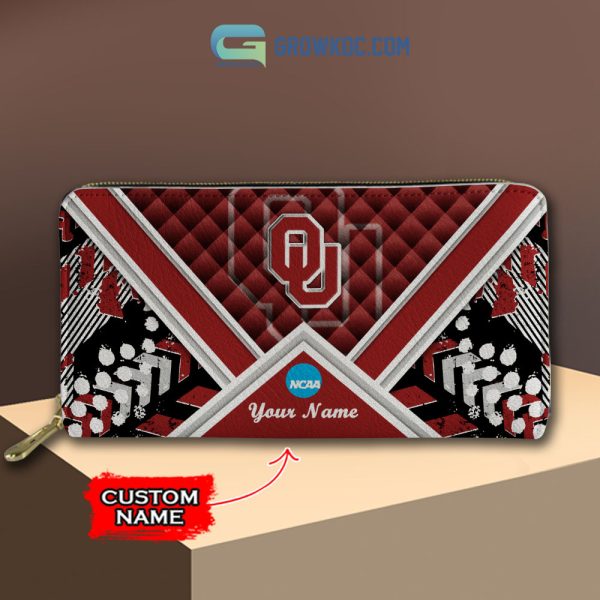 NCAA Oklahoma Sooners Custom Name Women Handbags And Women Purse Wallet