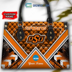 NCAA Oklahoma State Cowboys Custom Name Women Handbags And Women Purse Wallet