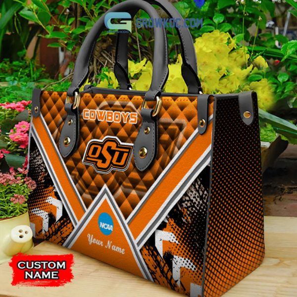 NCAA Oklahoma State Cowboys Custom Name Women Handbags And Women Purse Wallet