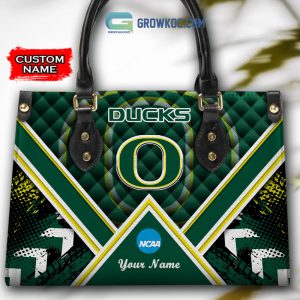 NCAA Oregon Ducks Custom Name Women Handbags And Women Purse Wallet