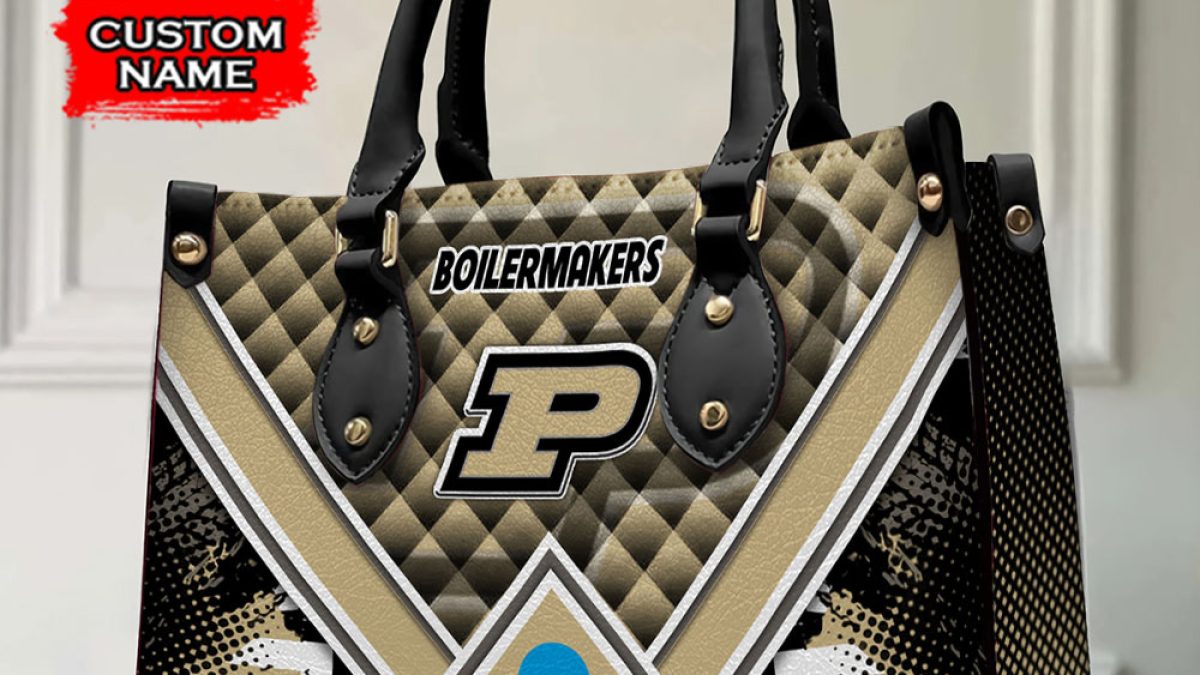 NCAA Purdue Boilermakers Custom Name Women Handbags And Women