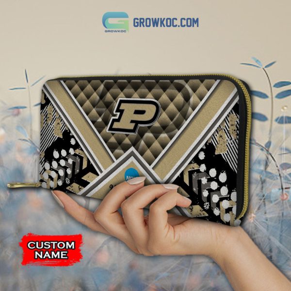 NCAA Purdue Boilermakers Custom Name Women Handbags And Women Purse Wallet