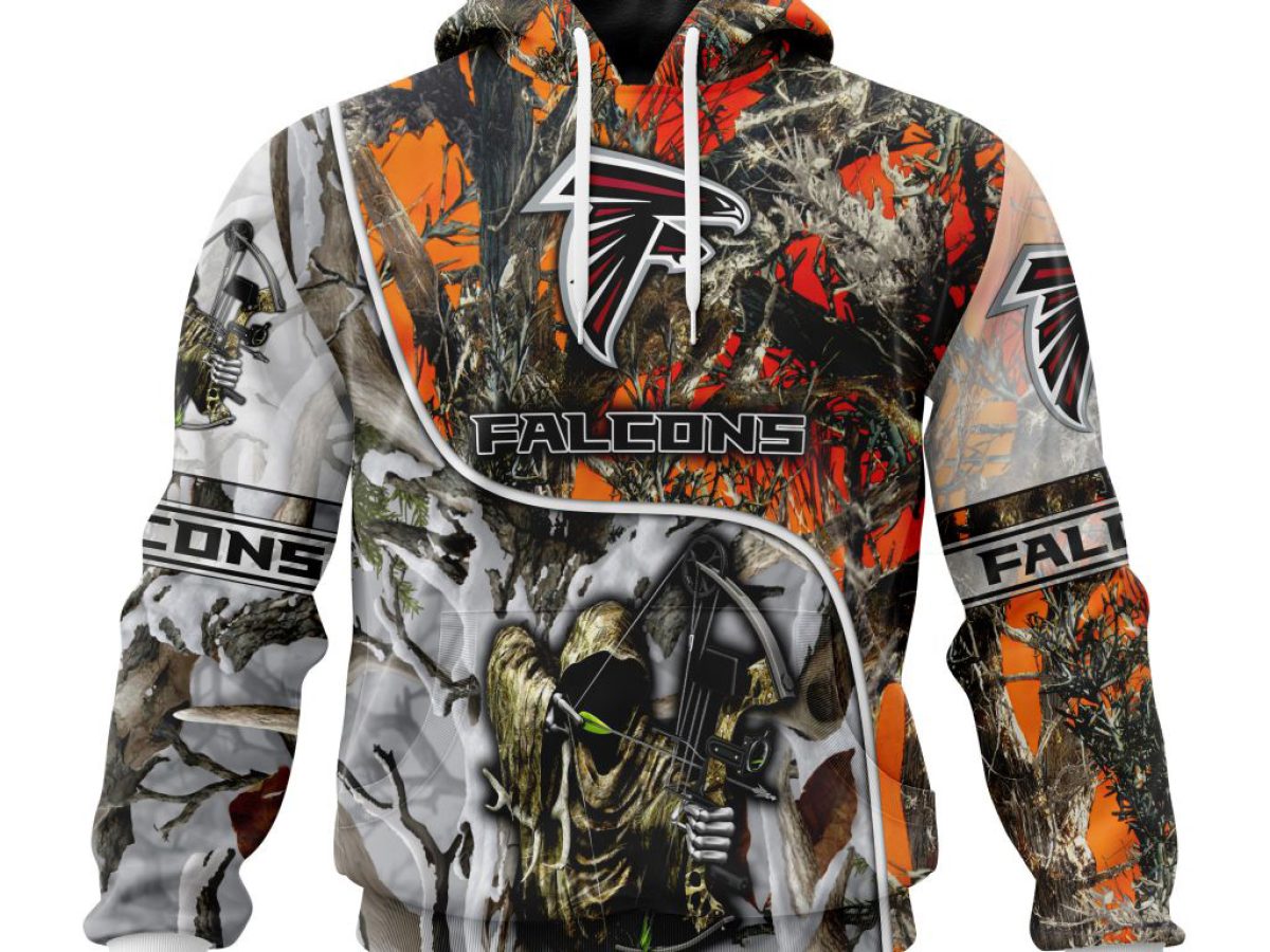 NFL Atlanta Falcons Special Fall And Winter Bow Hunting Personalized Hoodie  T Shirt - Growkoc