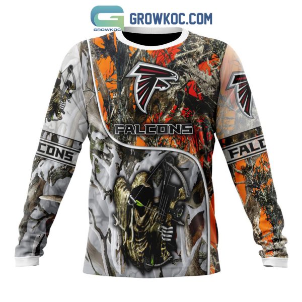 NFL Atlanta Falcons Special Fall And Winter Bow Hunting Personalized Hoodie T Shirt