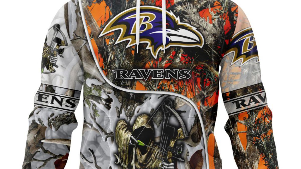 NFL Baltimore Ravens Special Fall And Winter Bow Hunting Personalized Hoodie  T Shirt - Growkoc