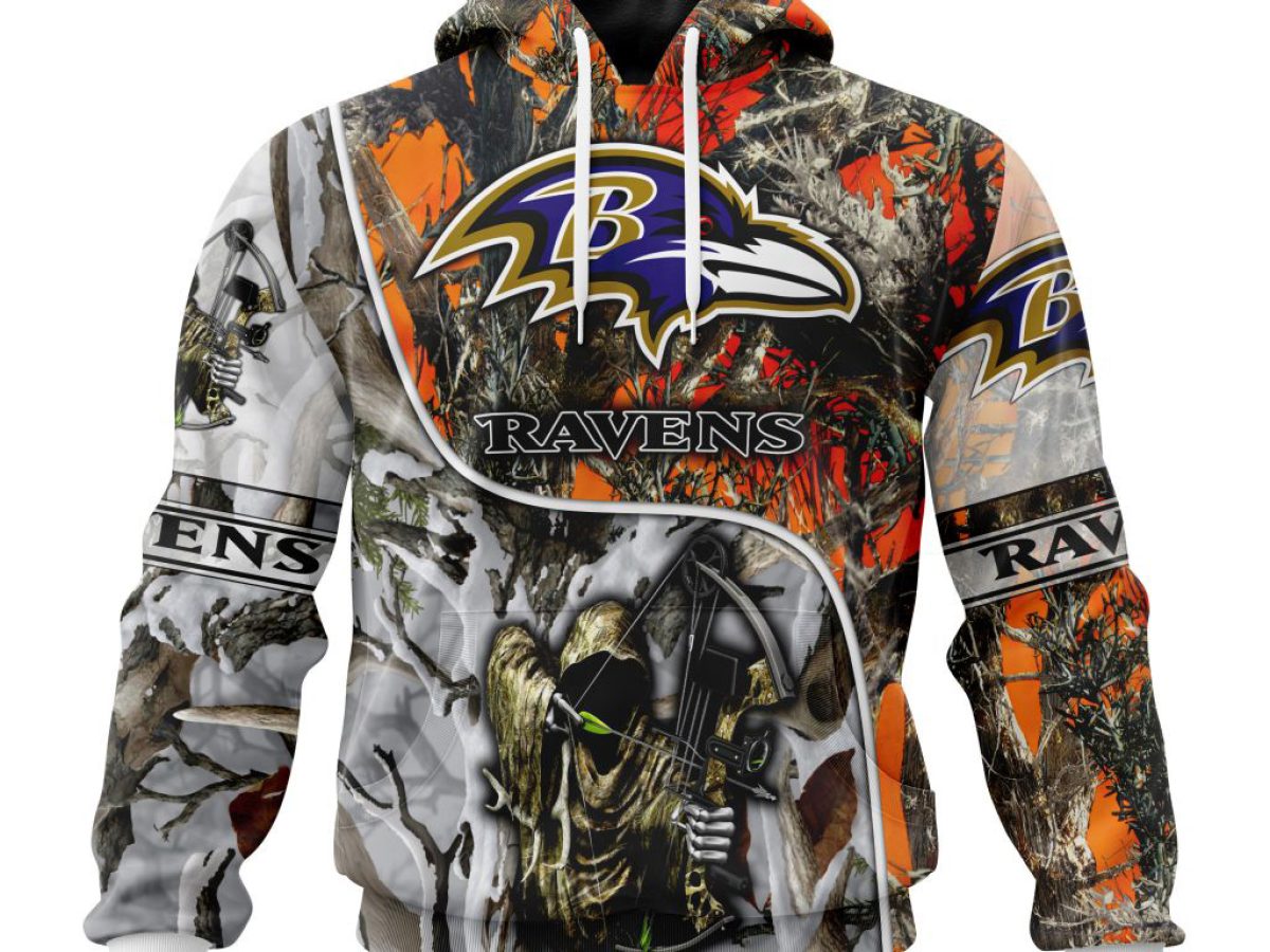 Baltimore Ravens Skull Flower Ugly Christmas Ugly Sweater - Growkoc