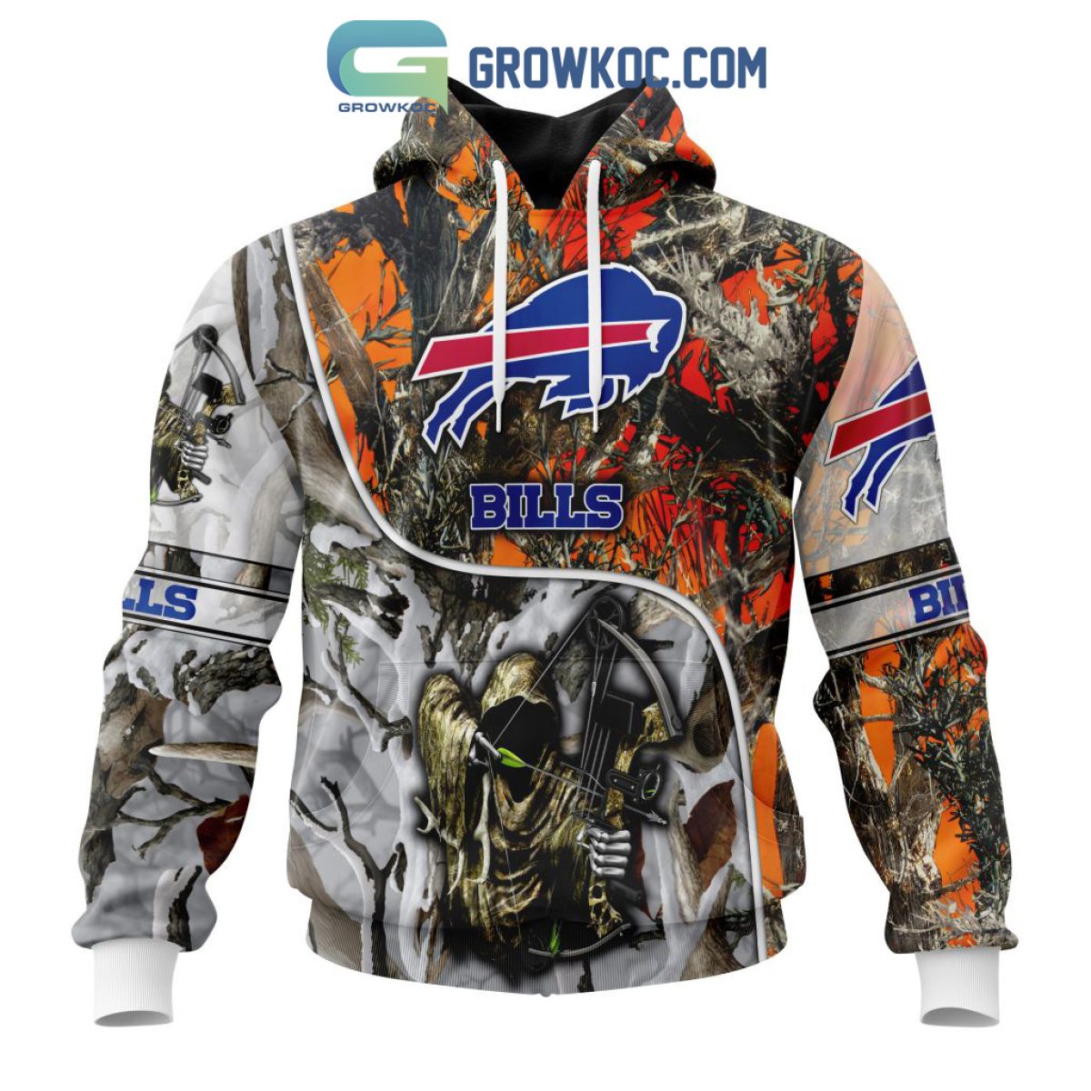 NFL Buffalo Bills Special Fall And Winter Bow Hunting Personalized Hoodie T  Shirt - Growkoc