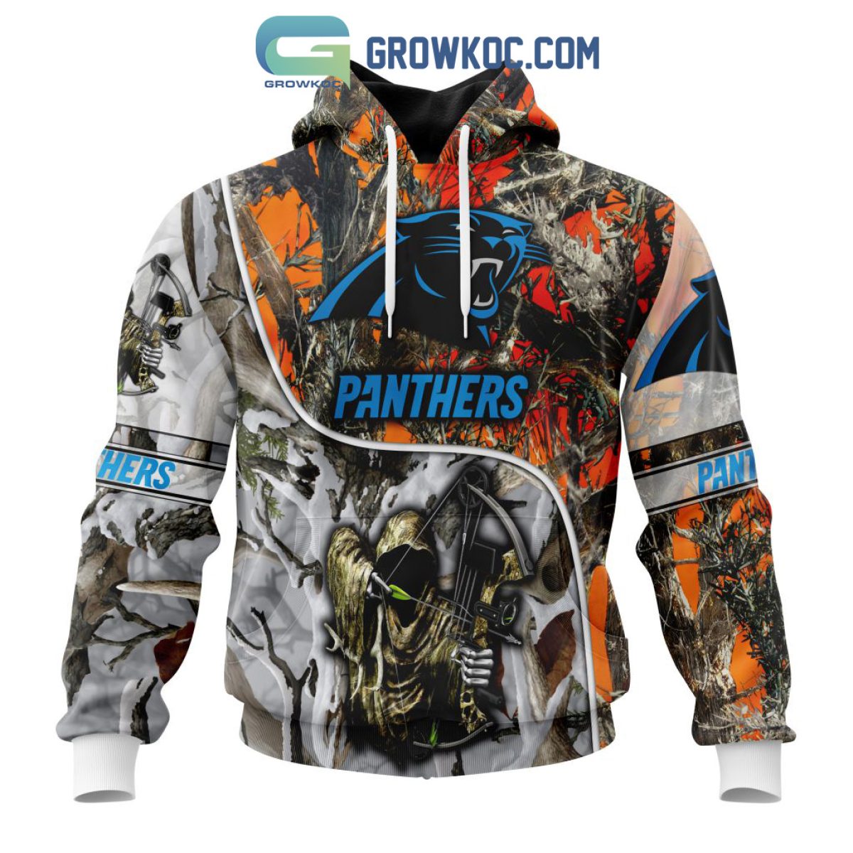 NFL Carolina Panthers Special Fall And Winter Bow Hunting Personalized  Hoodie T Shirt - Growkoc