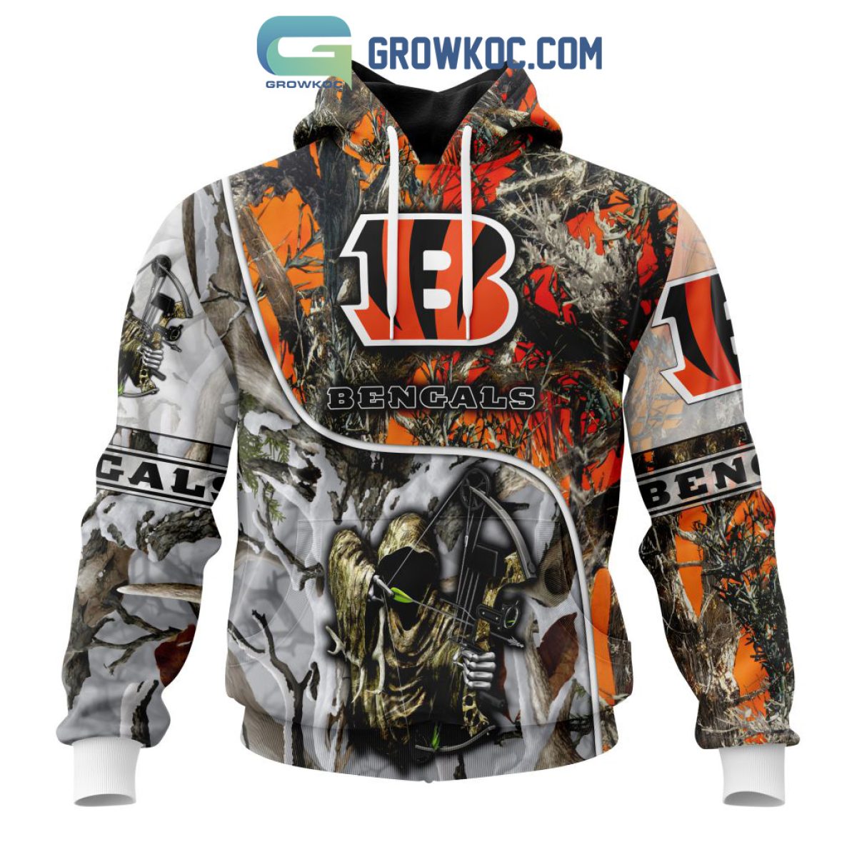 Cincinnati Bengals NFL Special Camo Hunting Personalized Hoodie T