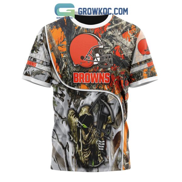 NFL Cleveland Browns Special Fall And Winter Bow Hunting Personalized Hoodie T Shirt