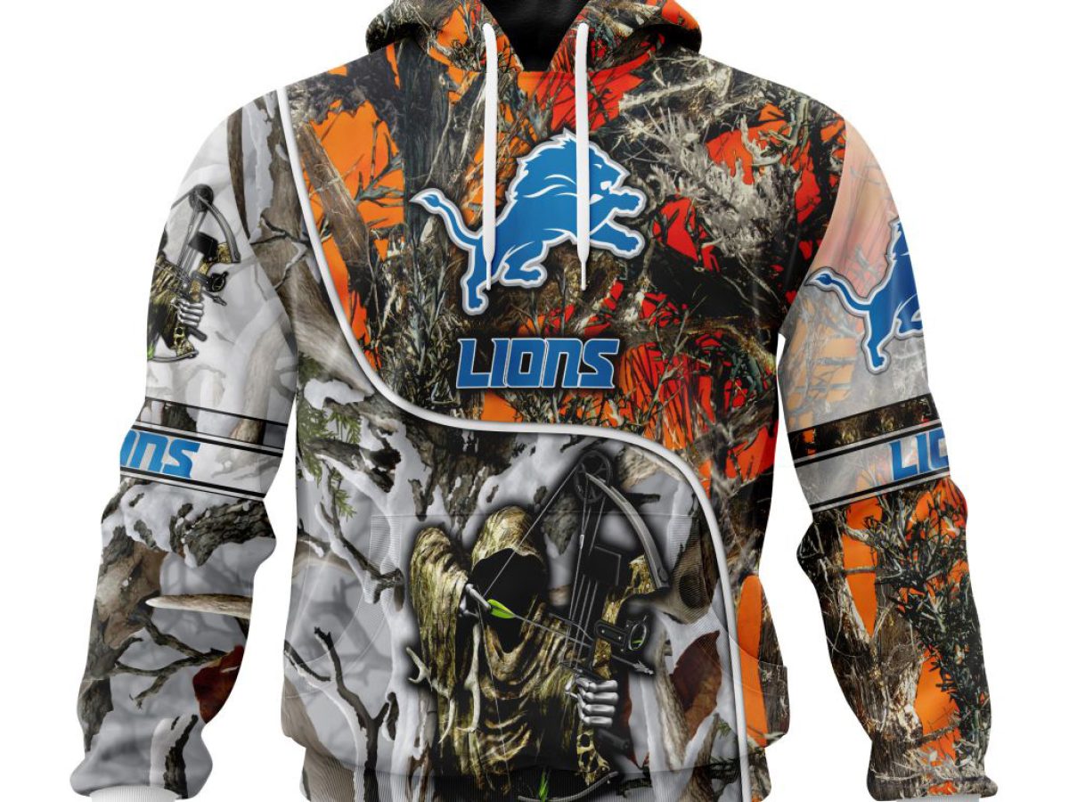 Detroit Lions NFL Teams Custom Name Monsters Hoodie 3D For Fans