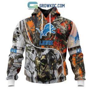 NFL Detroit Lions Special Fall And Winter Bow Hunting Personalized Hoodie T Shirt