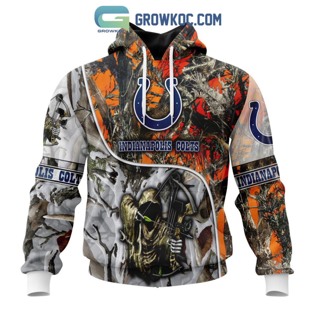 Indianapolis colts - REEBOK On Field - Full Zip Digital Camo Hoodie - Size  3XL