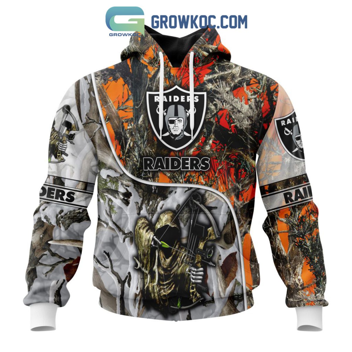 NFL Las Vegas Raiders Special Fall And Winter Bow Hunting Personalized  Hoodie T Shirt - Growkoc