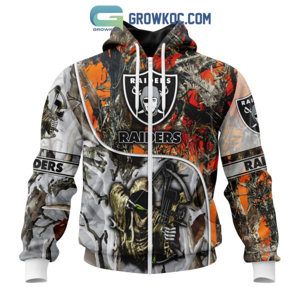 NFL Las Vegas Raiders Special Fall And Winter Bow Hunting Personalized Hoodie T Shirt