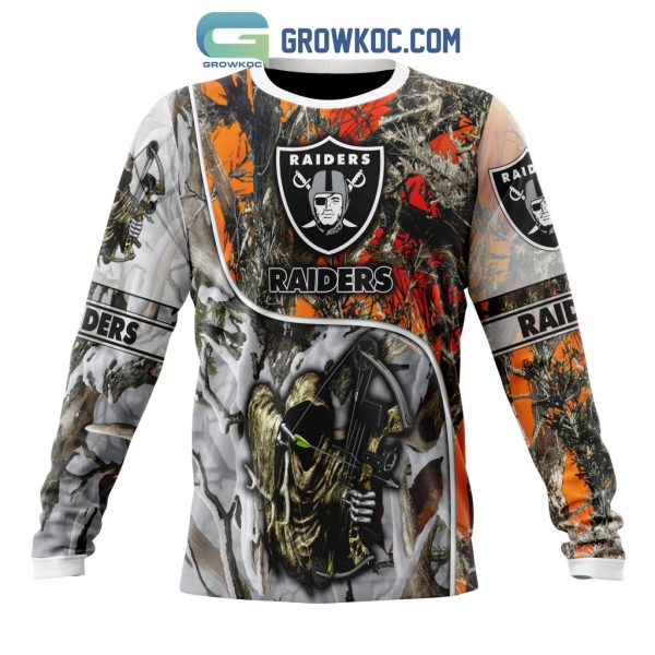 NFL Las Vegas Raiders Special Fall And Winter Bow Hunting Personalized Hoodie T Shirt