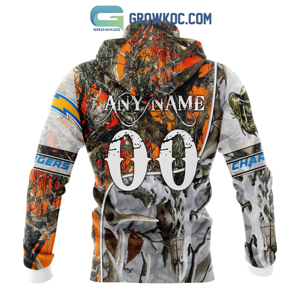 AVAILABLE NFL Los Angeles Chargers Special Hunting Design Button Shirt  V2316 Hoodie