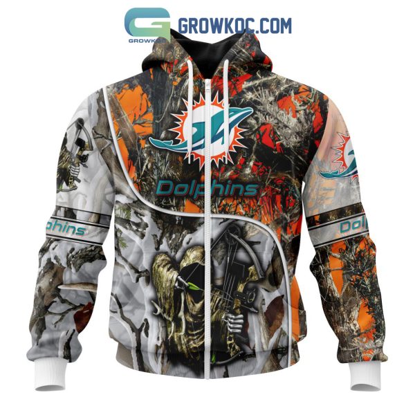 NFL Miami Dolphins Special Fall And Winter Bow Hunting Personalized Hoodie T Shirt