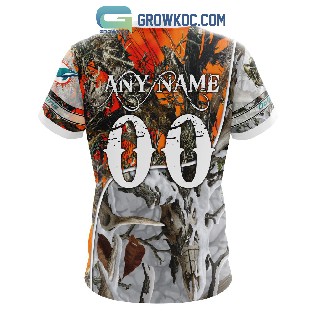 NFL Miami Dolphins Special Fall And Winter Bow Hunting Personalized Hoodie  T Shirt - Growkoc