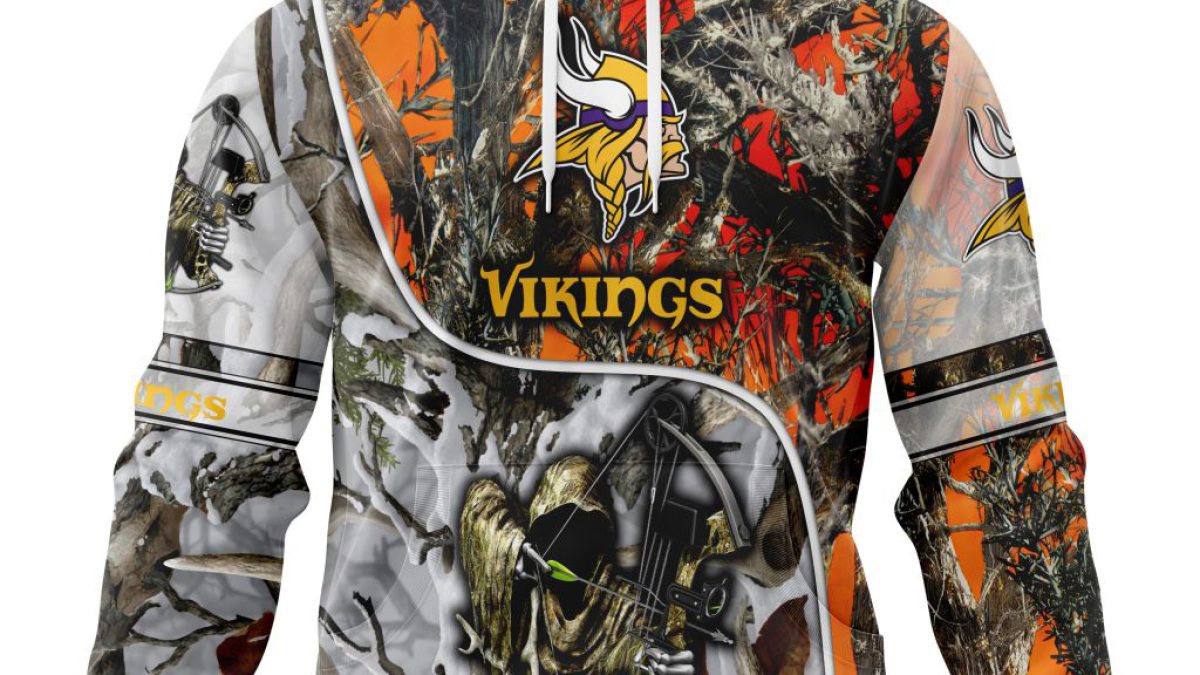 GC x NFL Minnesota Vikings Just Go with It Premium Fleece Drop Shoulder Crewneck Pullover M / White