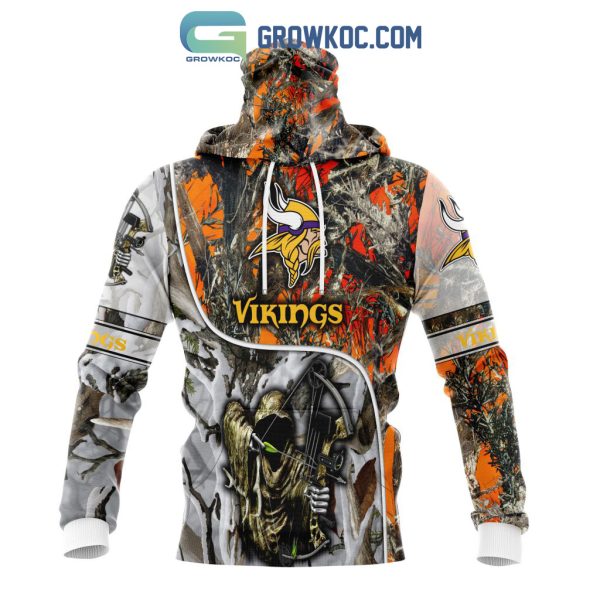 NFL Minnesota Vikings Special Fall And Winter Bow Hunting Personalized Hoodie T Shirt