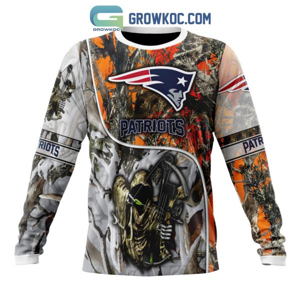 NFL New England Patriots Special Fall And Winter Bow Hunting Personalized Hoodie T Shirt