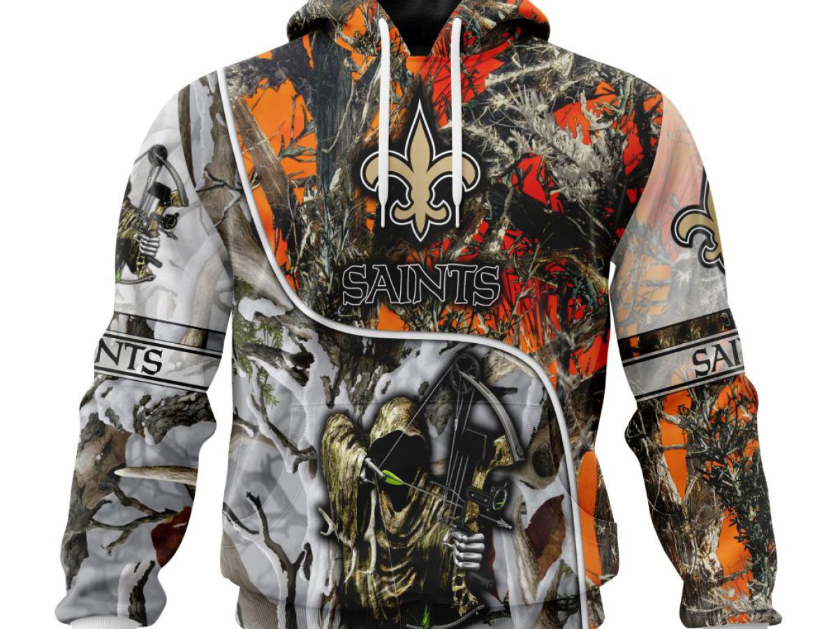 New Orleans Saints NFL Special Camo Hunting Personalized Hoodie T