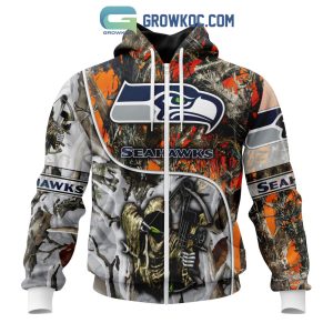 NFL Seattle Seahawks Special Fall And Winter Bow Hunting Personalized Hoodie T Shirt