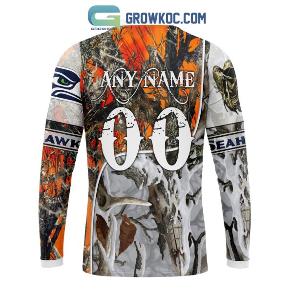 NFL Seattle Seahawks Special Fall And Winter Bow Hunting Personalized Hoodie T Shirt
