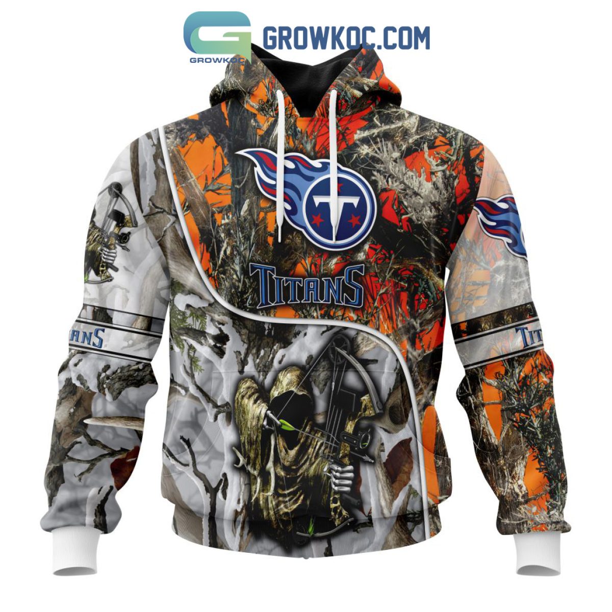 NFL Tennessee Titans Special Fall And Winter Bow Hunting Personalized  Hoodie T Shirt - Growkoc