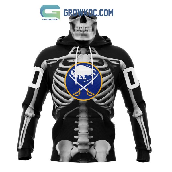 NHL Buffalo Sabres Special Skeleton Costume For Halloween Hoodie T Shirt