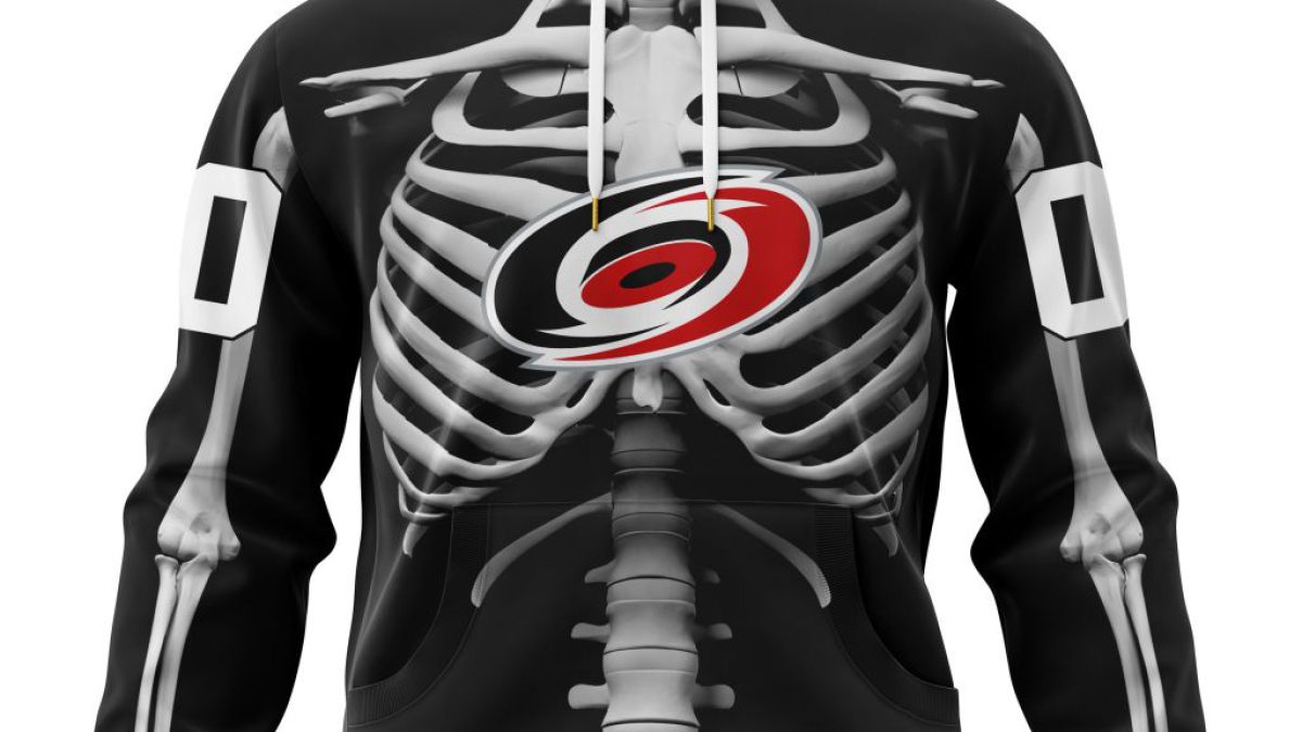 NHL Carolina Hurricanes Special Skeleton Costume For Halloween