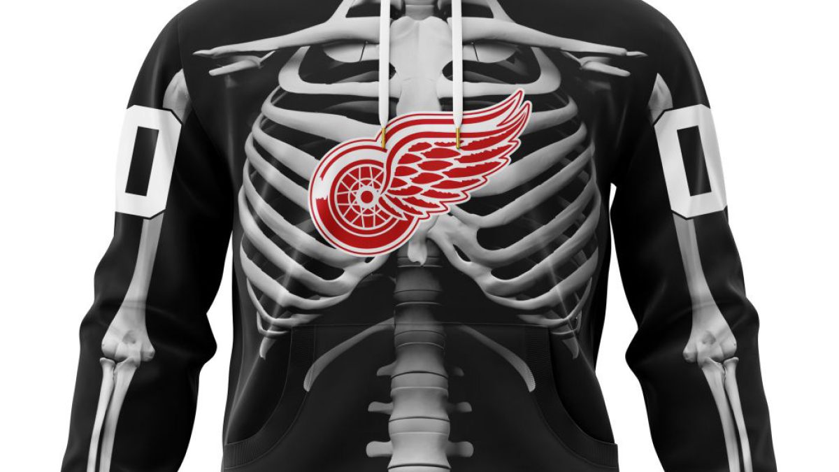Detroit Red Wings Hoodie Ultra Death Graphic Gift for Halloween