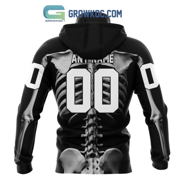 NHL Los Angeles Kings Special Skeleton Costume For Halloween Hoodie T Shirt