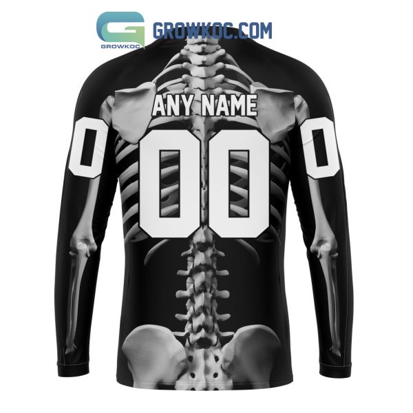 NHL Los Angeles Kings Special Skeleton Costume For Halloween Hoodie T Shirt