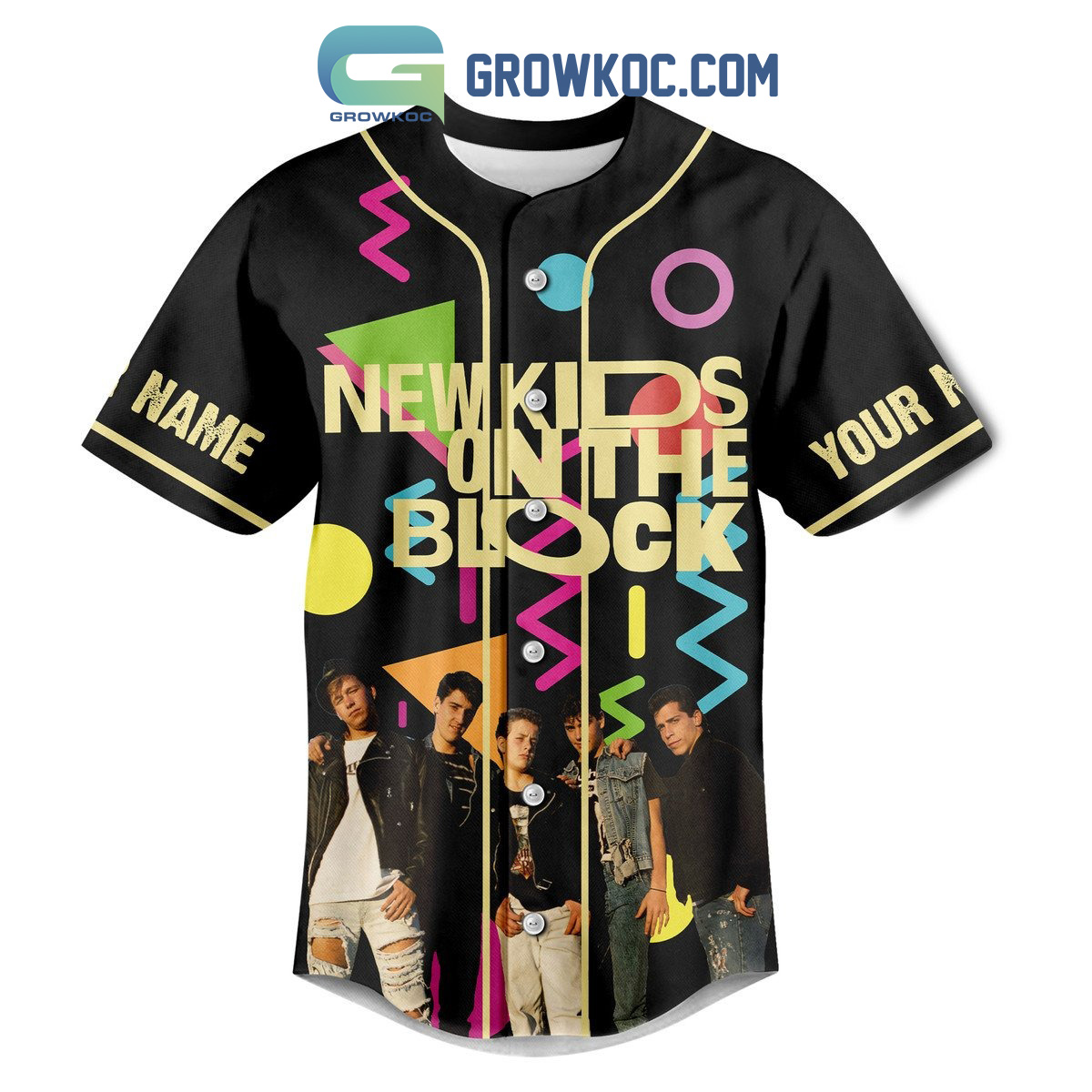New Kids On The Block I'm Not Old I'm Vintage Personalized Baseball Jersey  - Growkoc