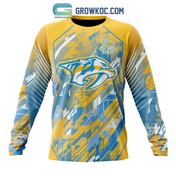 Nashville Predators NHL Fearless Against Childhood Cancers Hoodie T Shirt