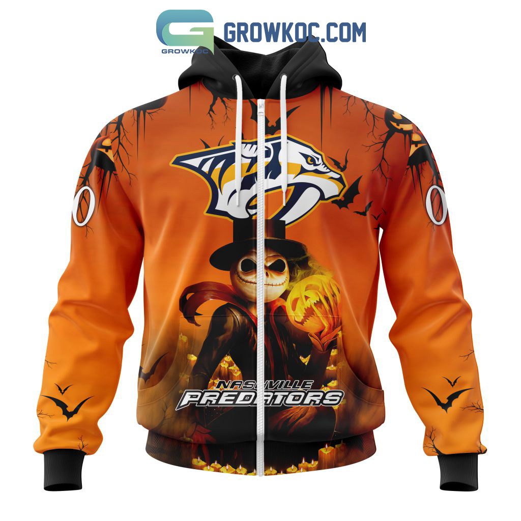 Nashville Predators NHL Special Design Jersey With Your Ribs For Halloween  Hoodie T Shirt - Growkoc