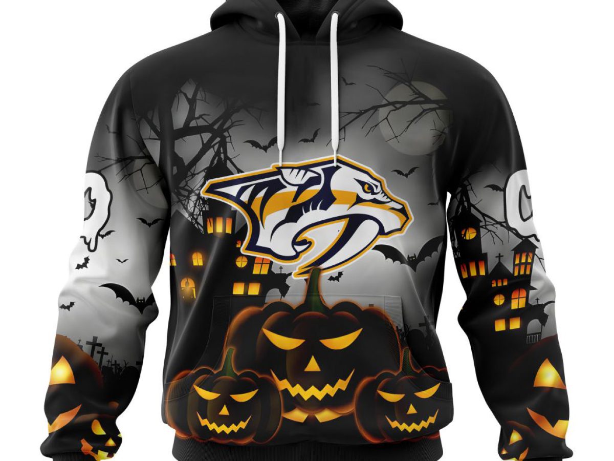 Nashville Predators NHL Special Jersey For Halloween Night Hoodie