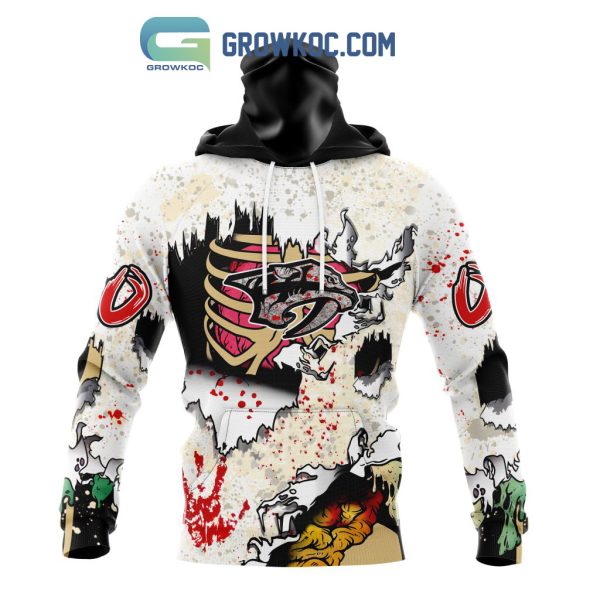 Nashville Predators NHL Special Zombie Style For Halloween Hoodie T Shirt
