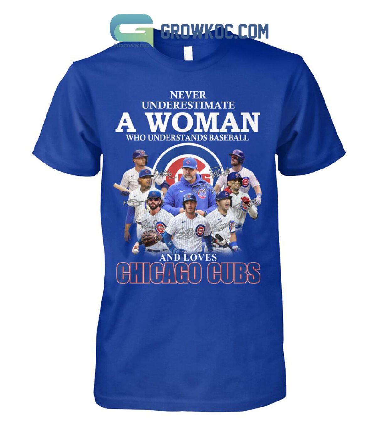 Product never Underestimate A Woman Who Understands Baseball And Loves  Chicago Cubs Shirt Hoodie Sweater, hoodie, sweater, long sleeve and tank top